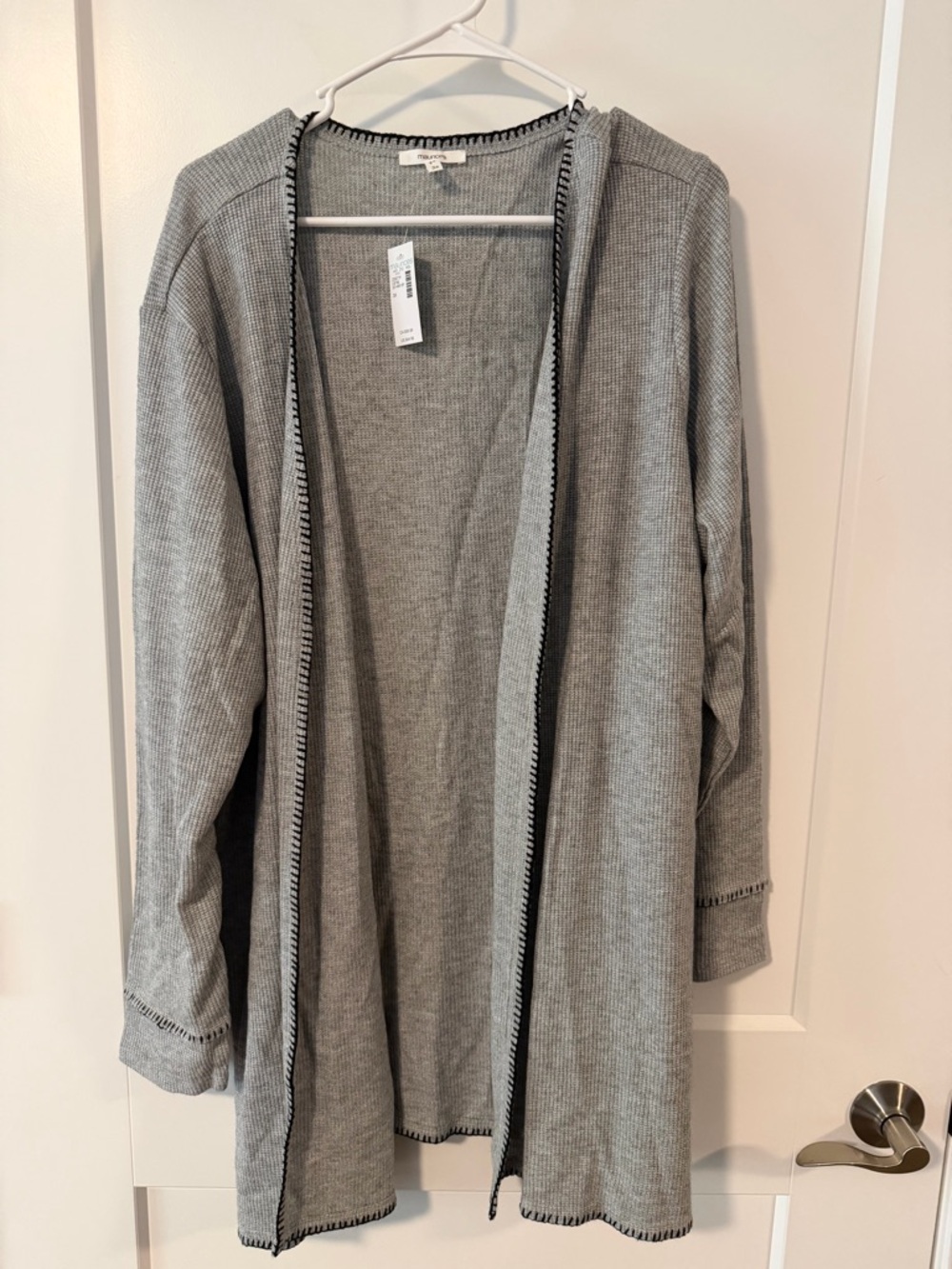 Women’s Maurice’s Gray Sweater Cardigan 3x NWT